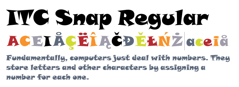 Snap Itc Font Download